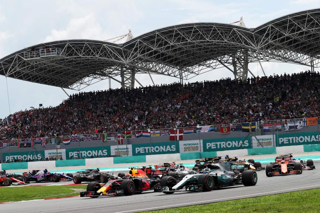 Motor Racing Formula One World Championship Malaysian Grand Prix Race Day Sepang, Malaysia