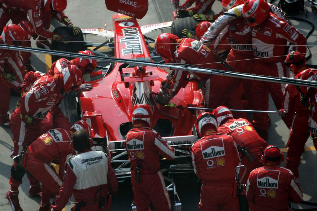 Rubens Barrichello Ferrari Chinese Grand Prix 2005 Shanghai