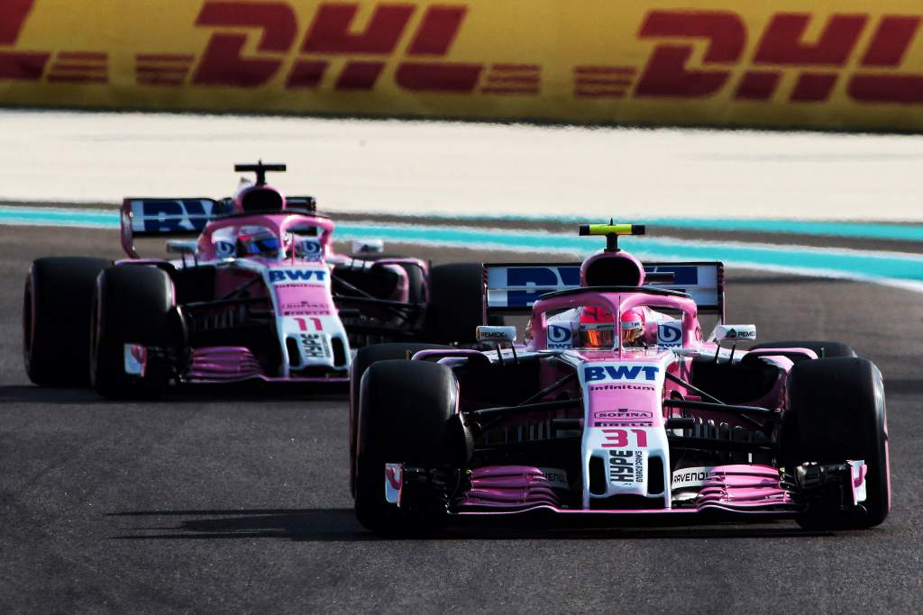 Racing Point F1 Esteban Ocon Sergio Perez