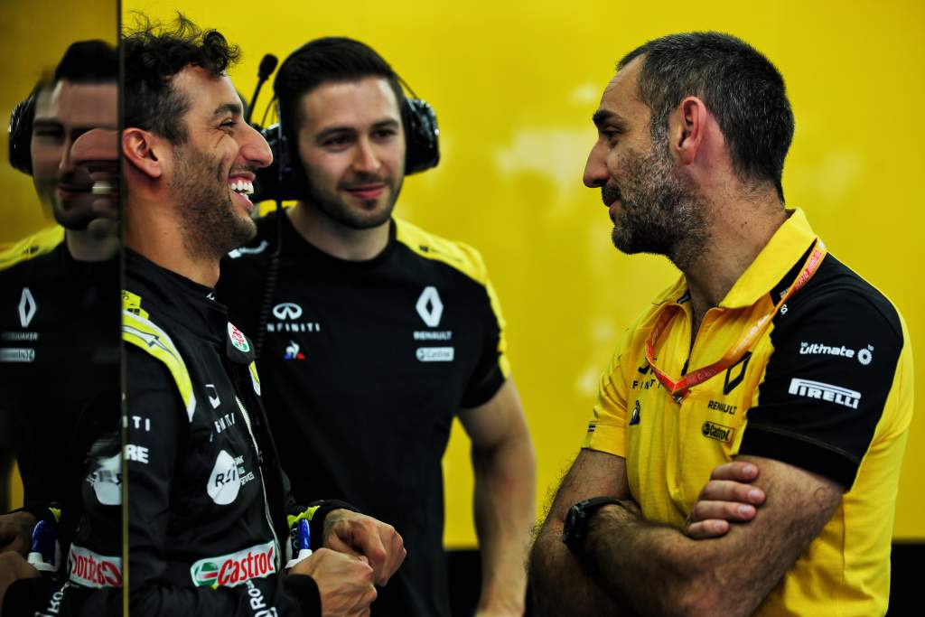 Daniel Ricciardo Cyril Abiteboul Renault F1