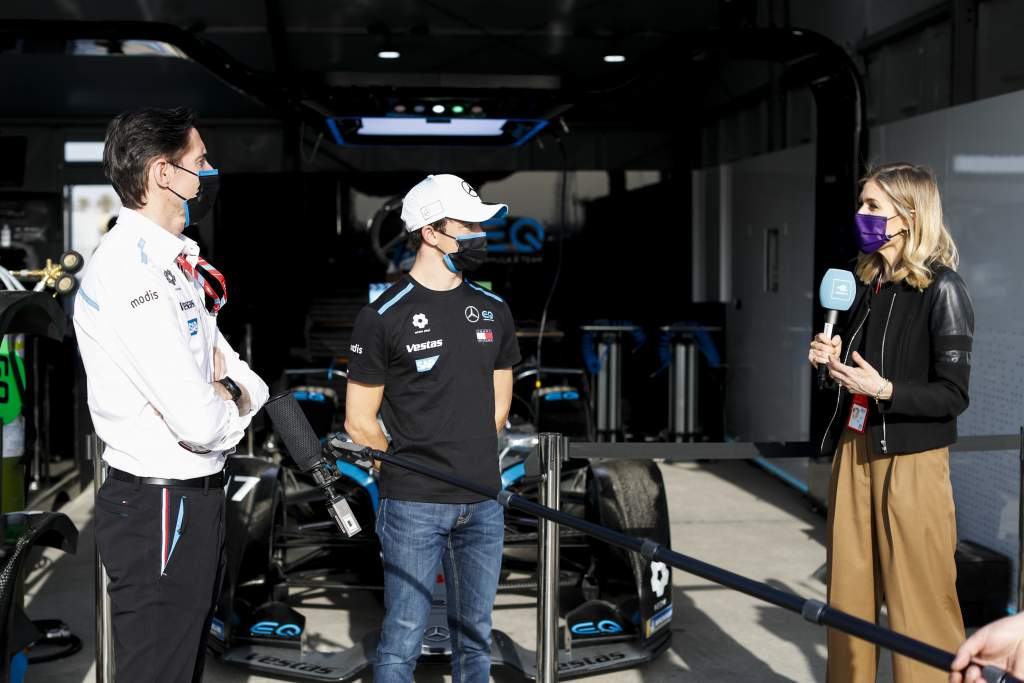 Mercedes Formula E garage