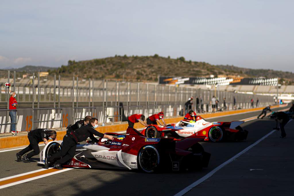 Dragon Formula E Valencia test