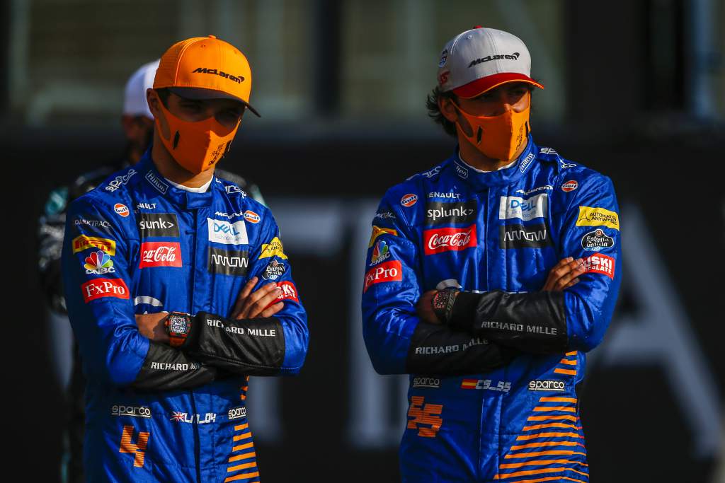 Lando Norris Carlos Sainz McLaren F1