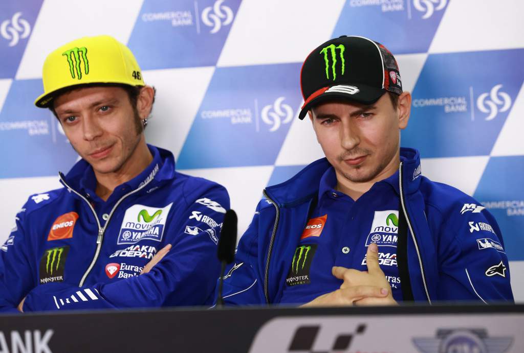 Valentino Rossi Jorge Lorenzo Yamaha