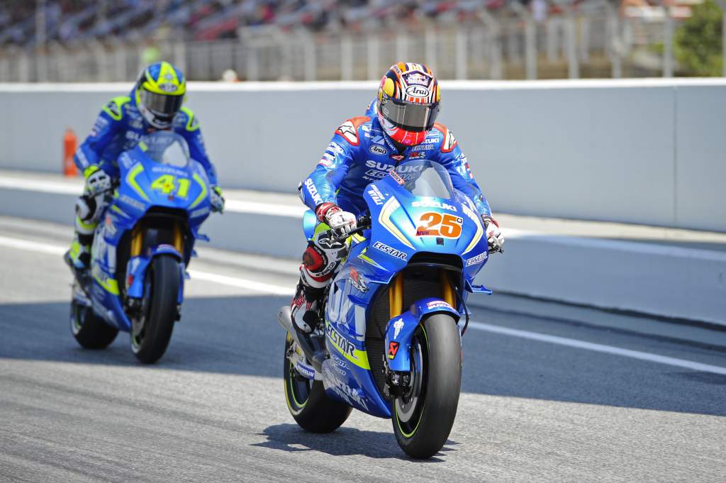 Maverick Vinales Aleix Espargaro Suzuki MotoGP