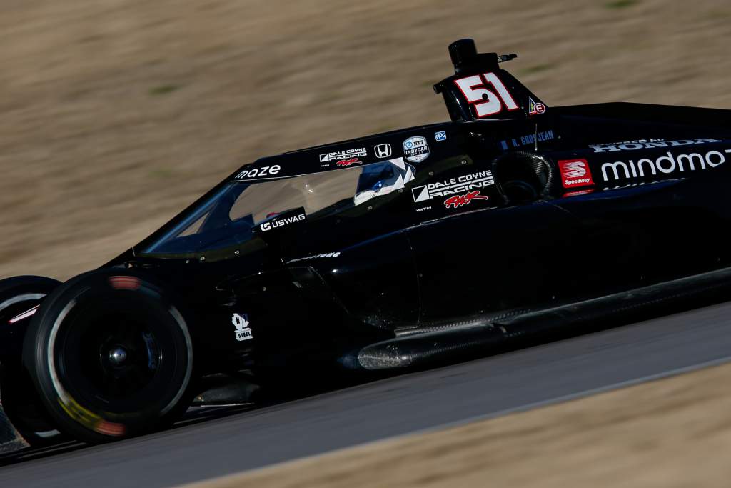 Romain Grosjean IndyCar test