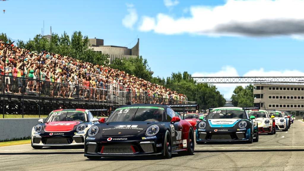 Porsche Esports R6 Sprint Race Start
