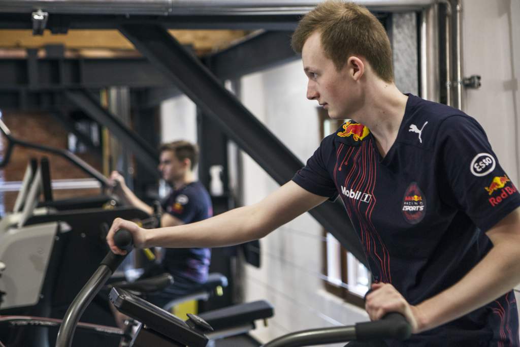 Red Bull F1 Esports Rasmussen training