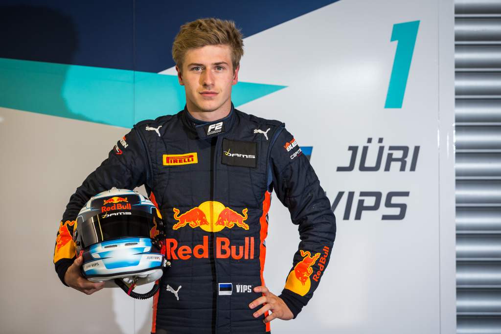 Juri Vips Red Bull Junior Team DAMS F2