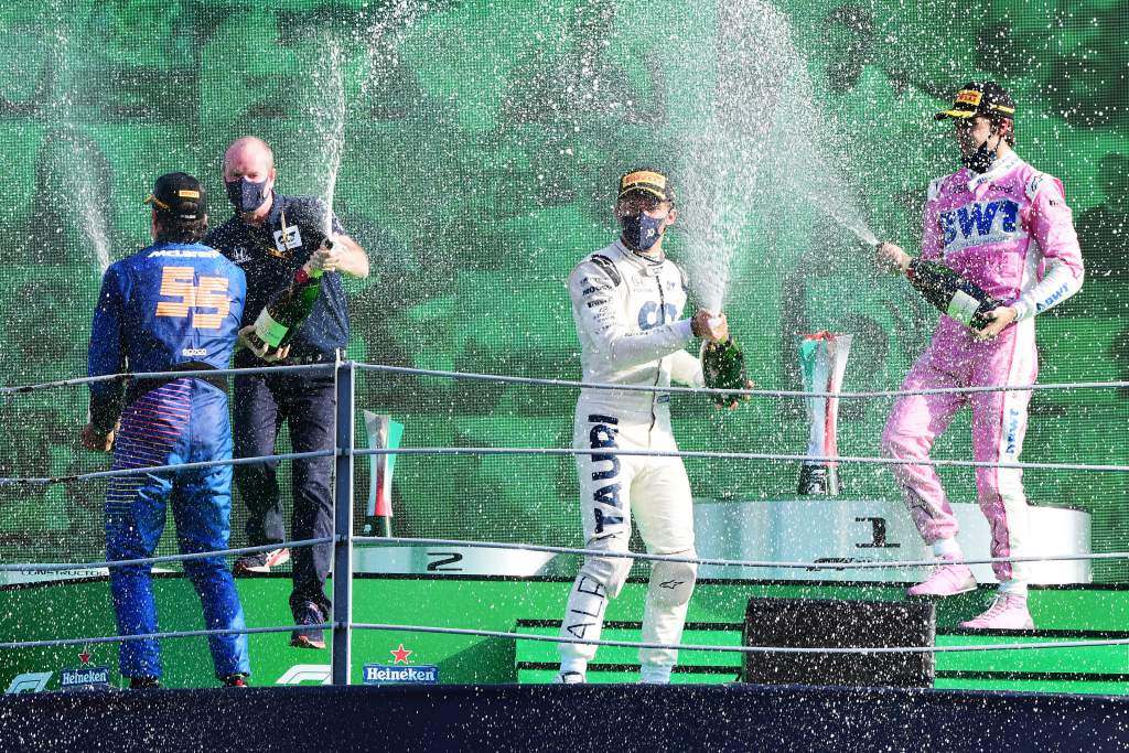 Pierre Gasly, Carlos Sainz Jr., Lance Stroll