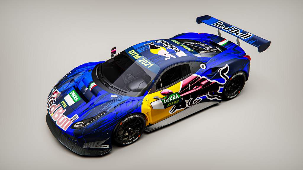 Red Bull Ferrari DTM car