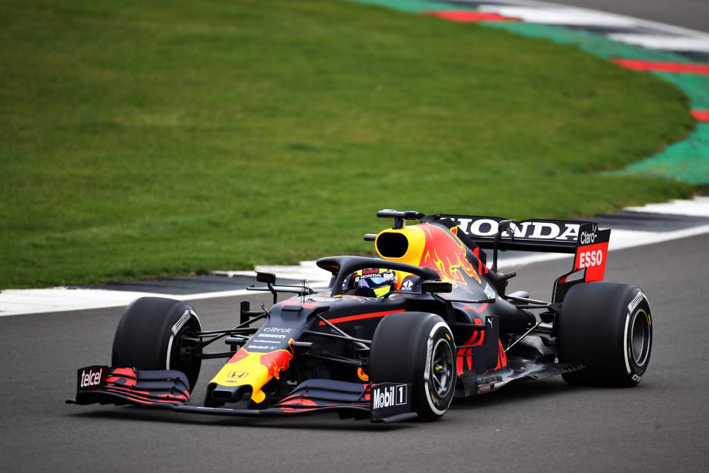 Sergio Perez Red Bull filming day F1