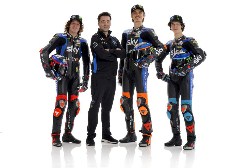 Sky VR46 Marco Bezzecchi Pablo Nieto Luca Marini Celestino Vietti