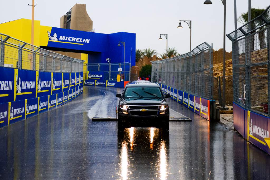 Formula E Saudi Arabia rain