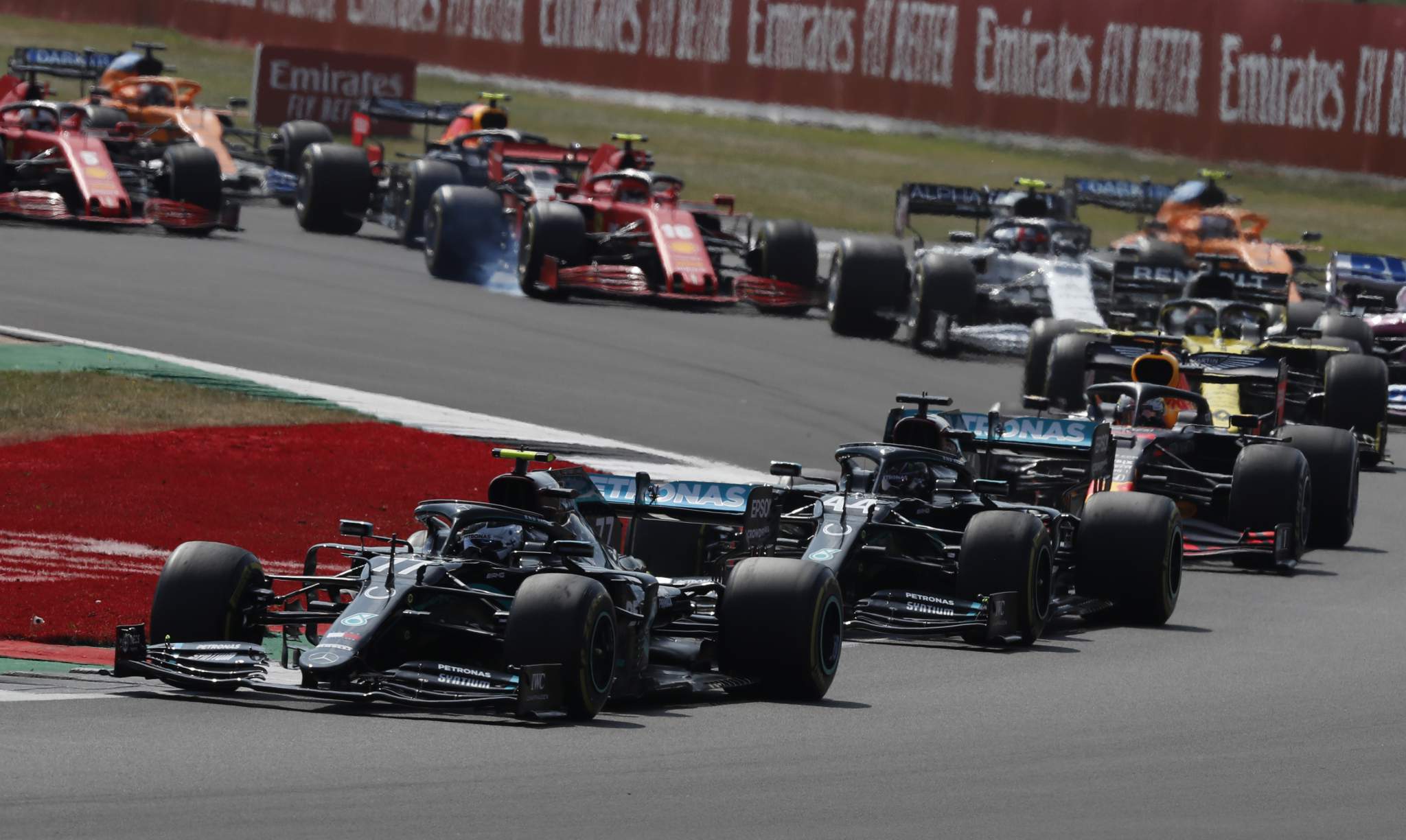 Motor Racing Formula One World Championship 70th Anniversary Grand Prix Race Day Silverstone, England