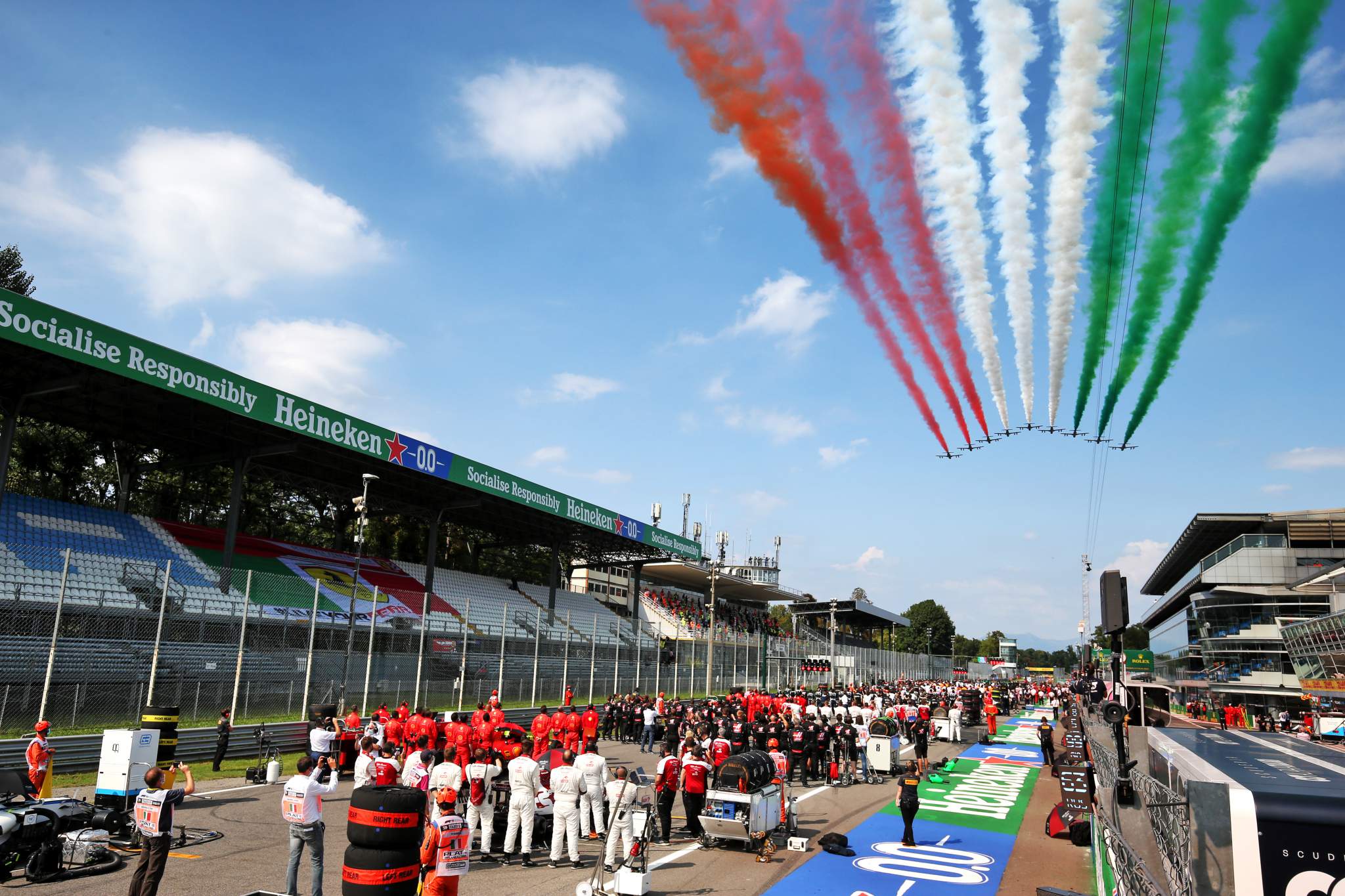 Motor Racing Formula One World Championship Italian Grand Prix Race Day Monza, Italy
