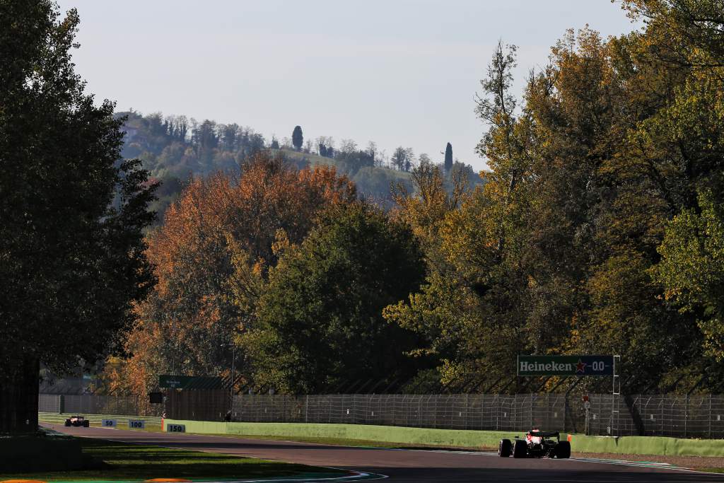 Motor Racing Formula One World Championship Emilia Romagna Grand Prix Qualifying Day Imola, Italy