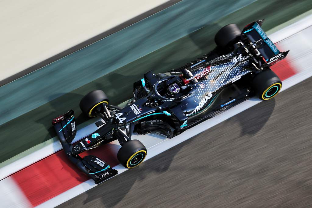 Lewis Hamilton Mercedes Abu Dhabi Grand Prix 2020