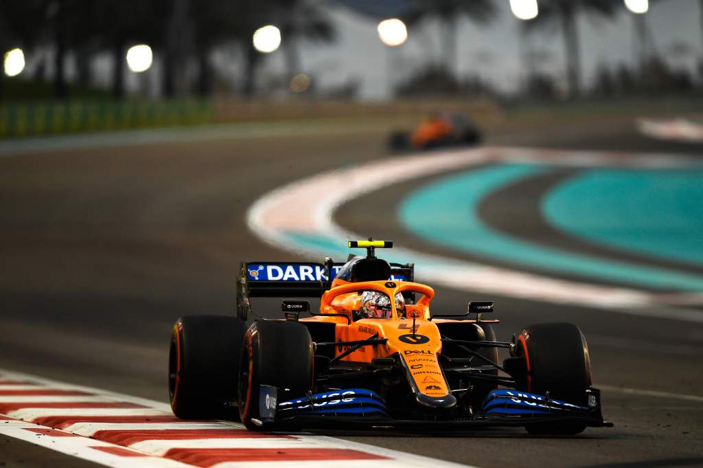 Lando Norris Abu Dhabi McLaren F1