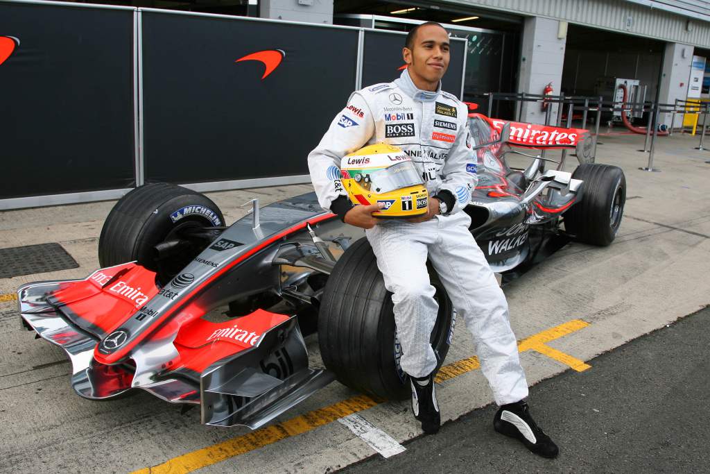 Lewis Hamilton McLaren F1 test 2006