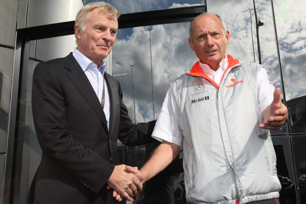 Max Mosley Ron Dennis 2007