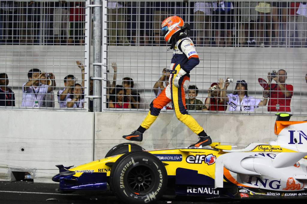 F1 Singapore GP Nelson Piquet crash