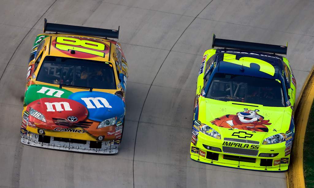 Kyle Busch Mark Martin NASCAR