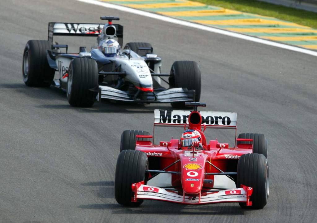 Rubens Barrichello David Coulthard Ferrari McLaren F1