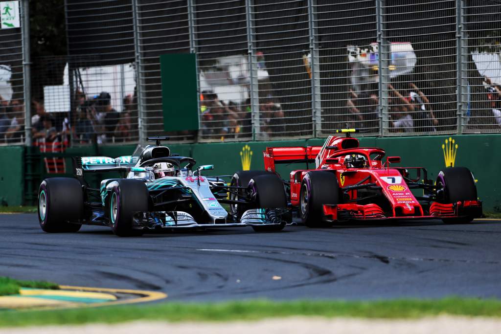 Mercedes Ferrari Australian Grand Prix 2018