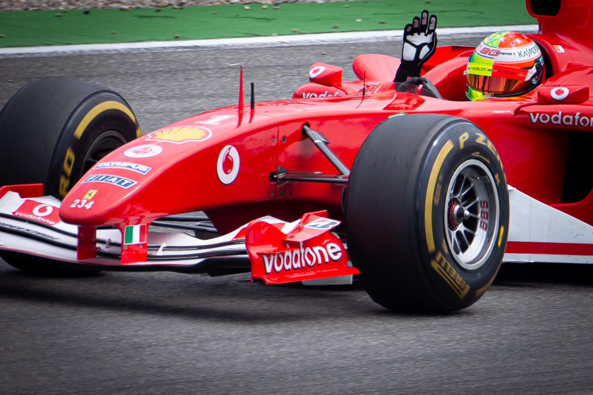 Motor Racing Formula One World Championship German Grand Prix Qualifying Day Hockenheim, Germany