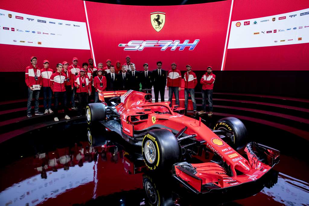 Ferrari SF71H 2018 F1 car launch