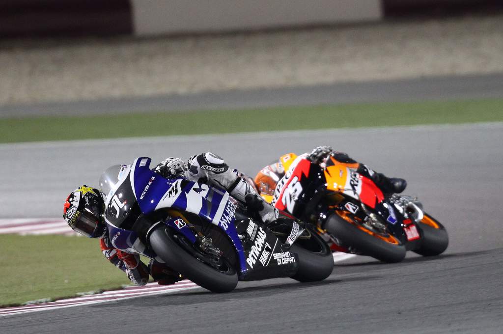 2011 Qatar MotoGP Jorge Lorenzo Dani Pedrosa