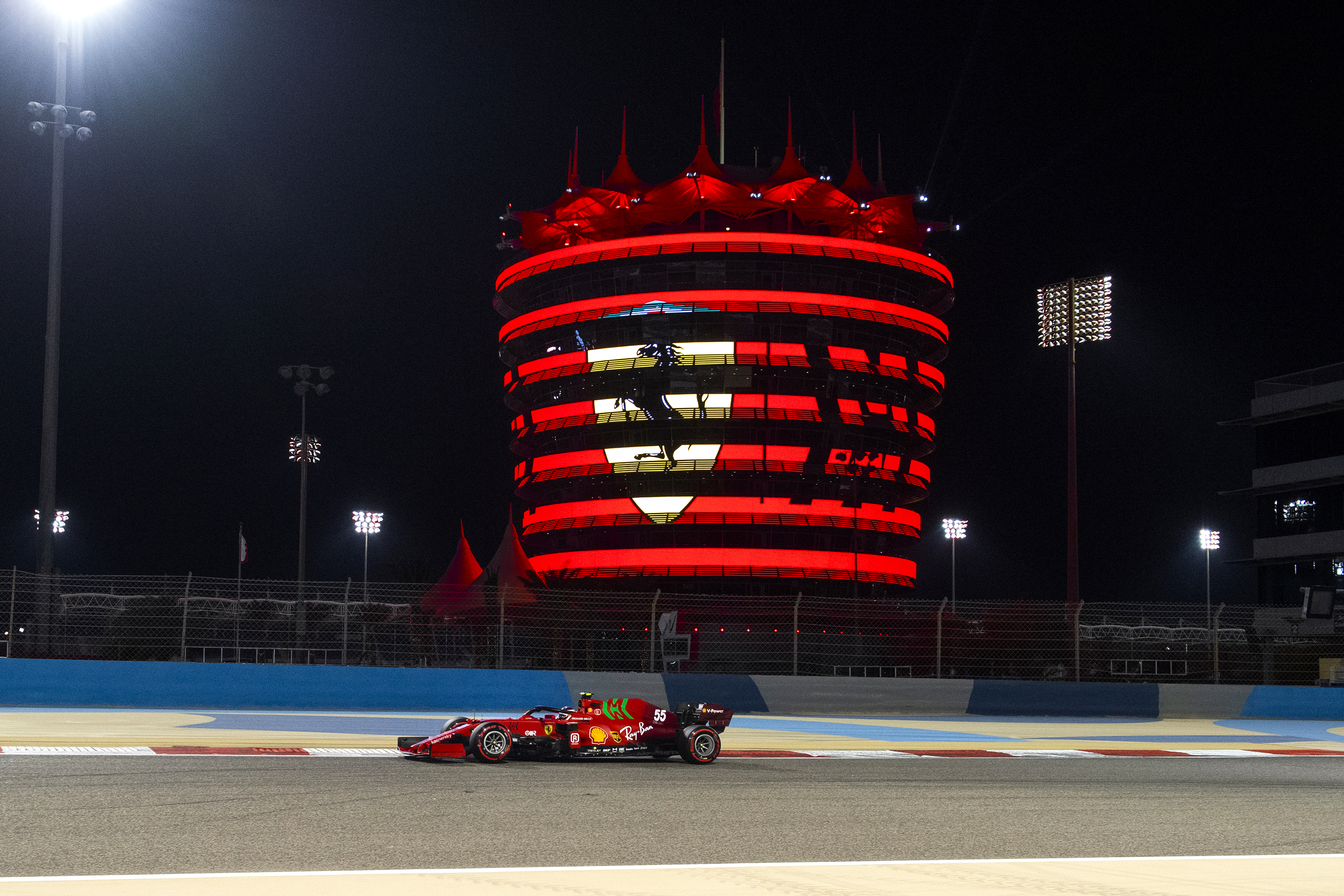 Carlos Sainz Jr Ferrari Bahrain Grand Prix 2021