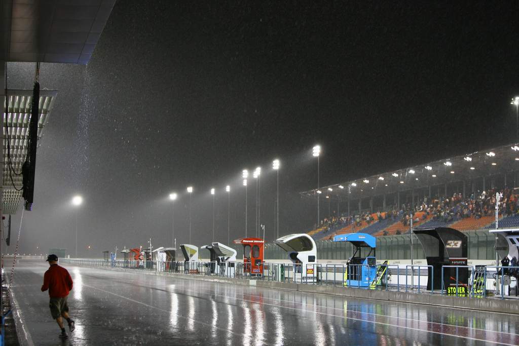 Qatar MotoGP rain 2009