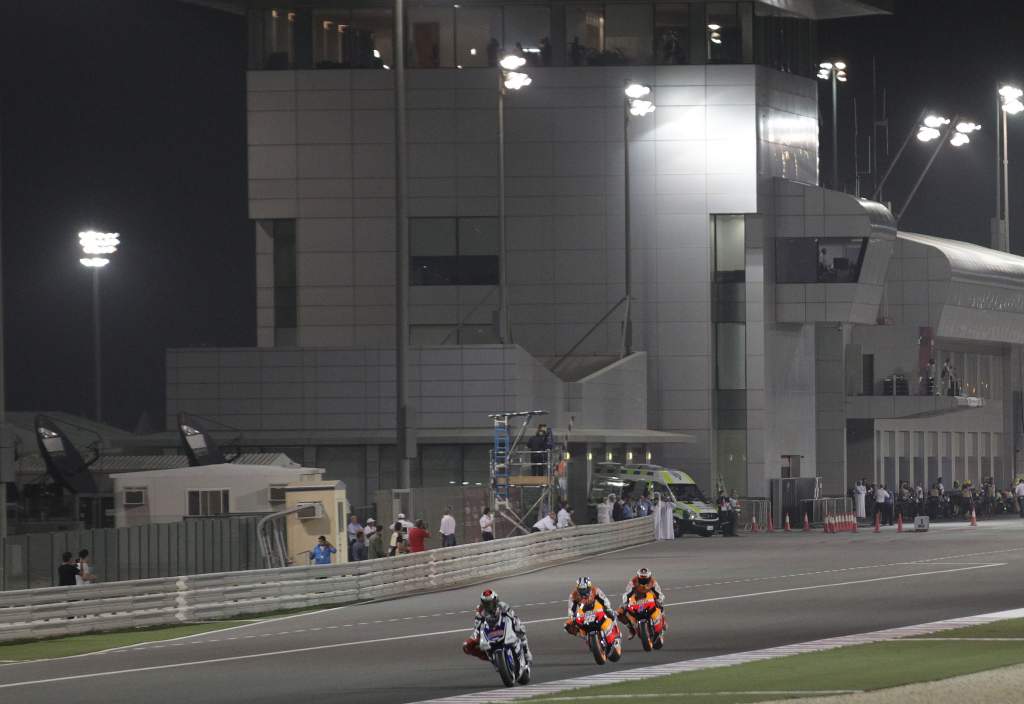 Lorenzo Pedrosa Stoner MotoGP Qatar 2012