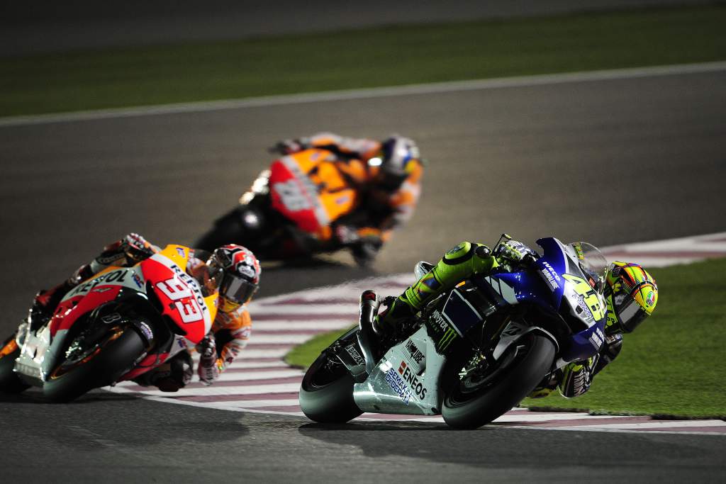 Valentino Rossi Marc Marquez Dani Pedrosa Qatar MotoGP 2013