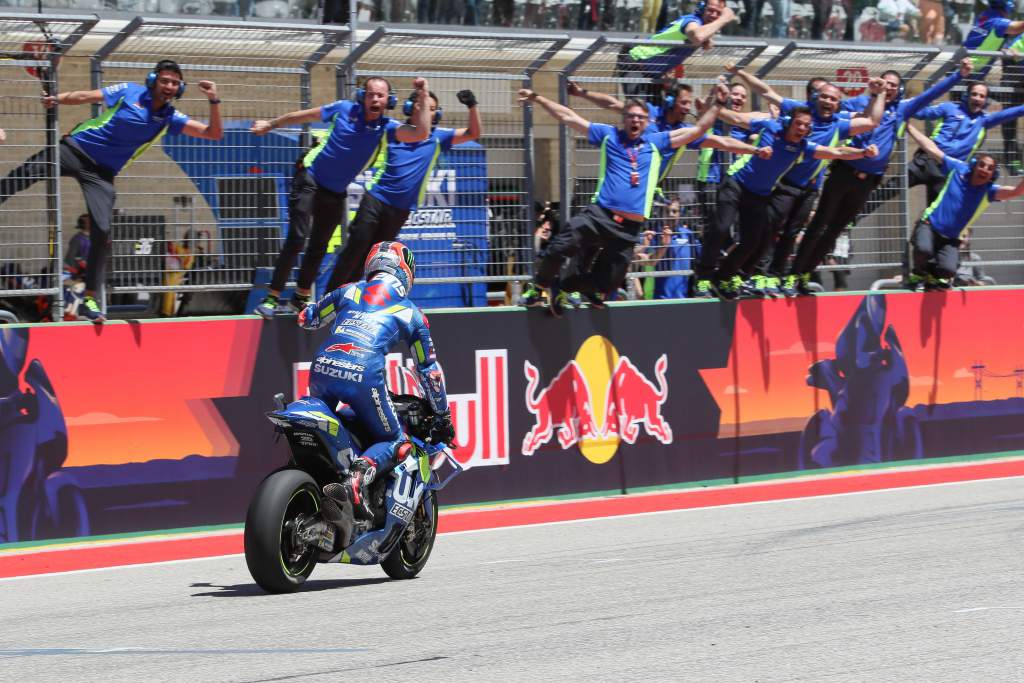 Alex Rins MotoGP Suzuki win