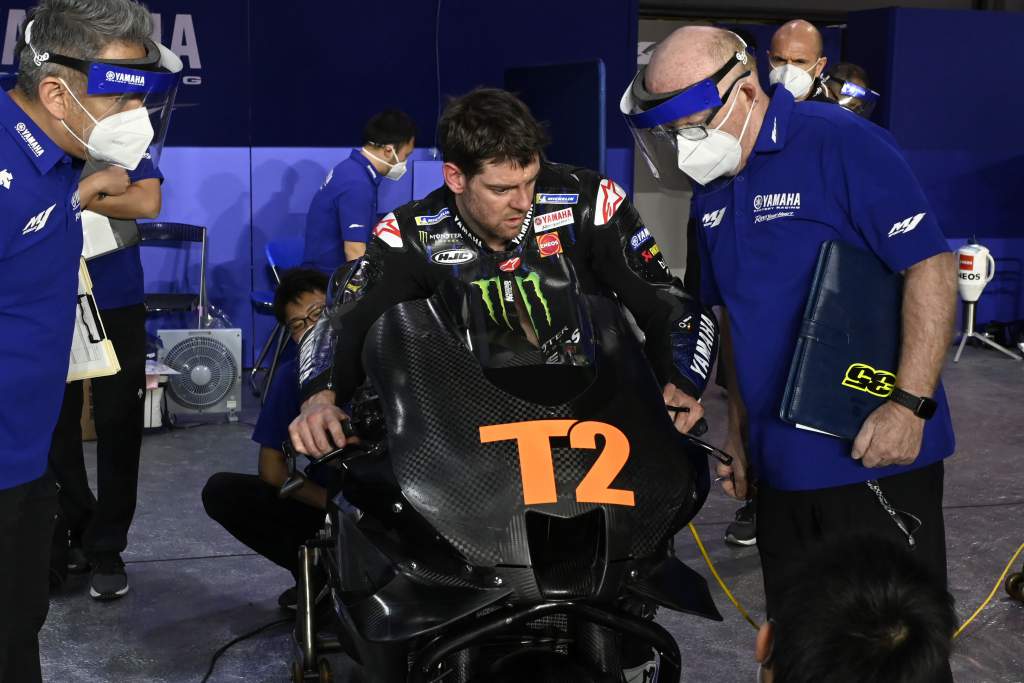 Cal Crutchlow Yamaha MotoGP test