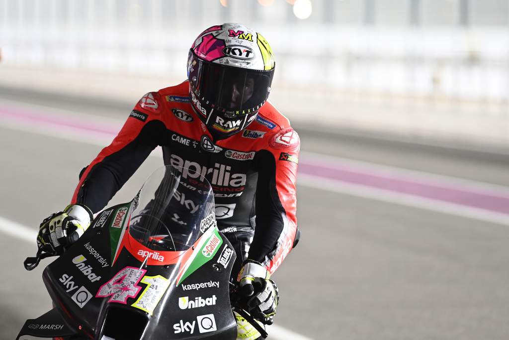 Aleix Espargaro Aprilia MotoGP Qatar test