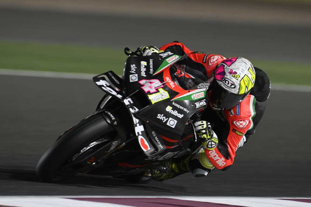 Aleix Espargaro Aprilia Qatar MotoGP test 2021