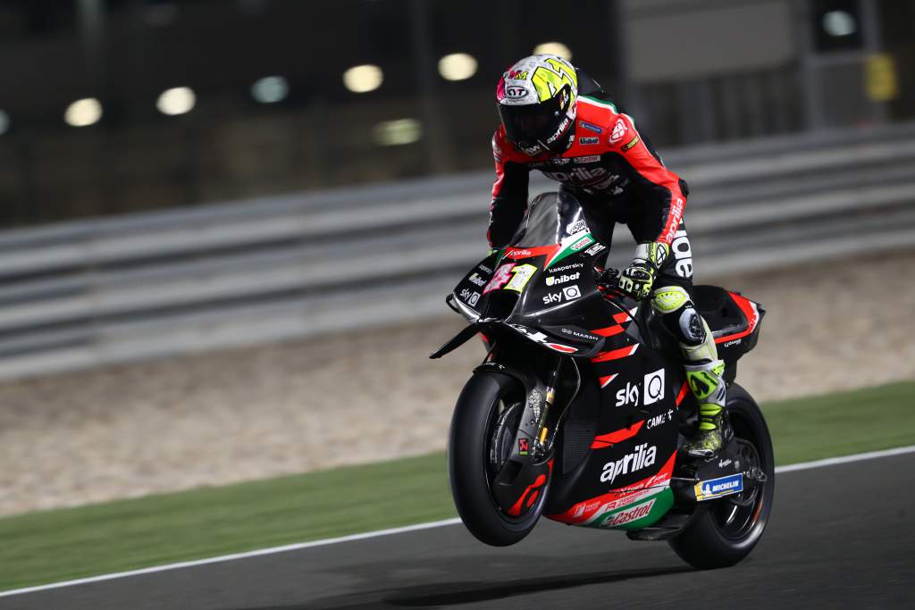 Aleix Espargaro Aprilia Qatar MotoGP test 2021