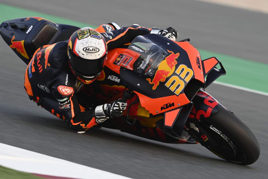 Brad Binder KTM Qatar MotoGP test 2021