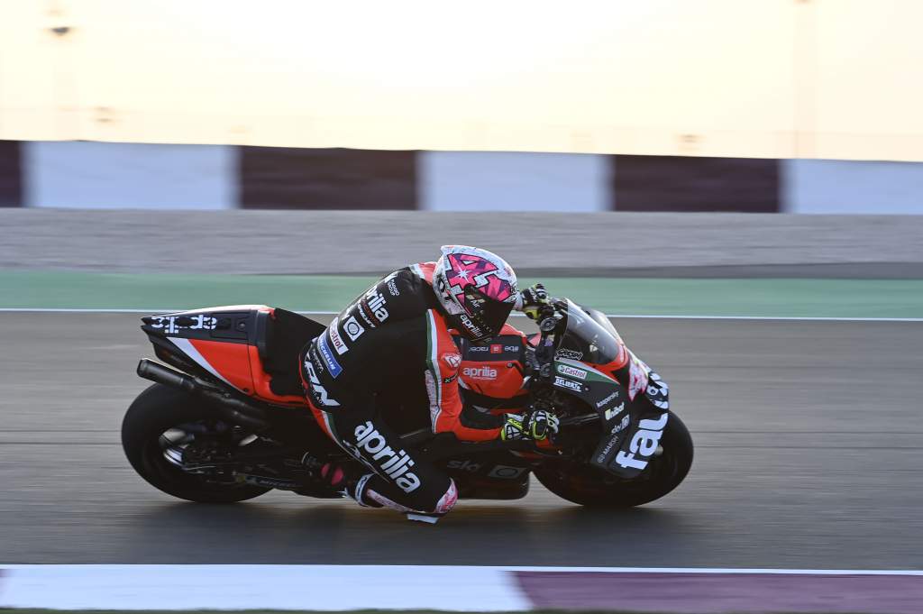 Aleix Espargaro Aprilia MotoGP testing