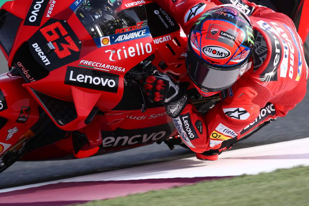 Francesco Bagnaia Ducati Qatar MotoGP test 2021