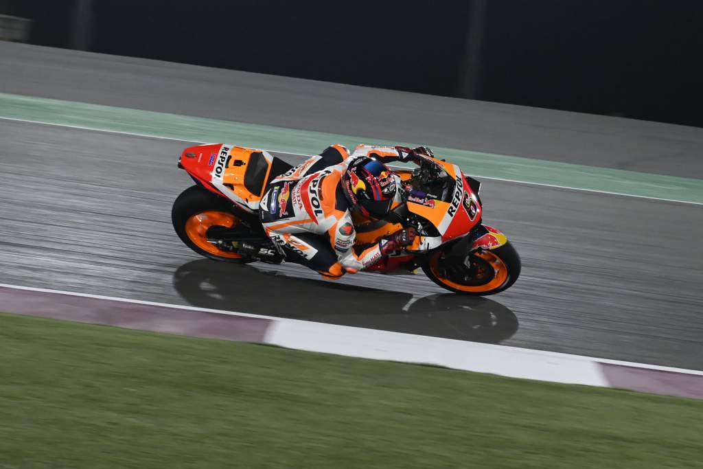 Stefan Bradl Honda Qatar MotoGP test 2021