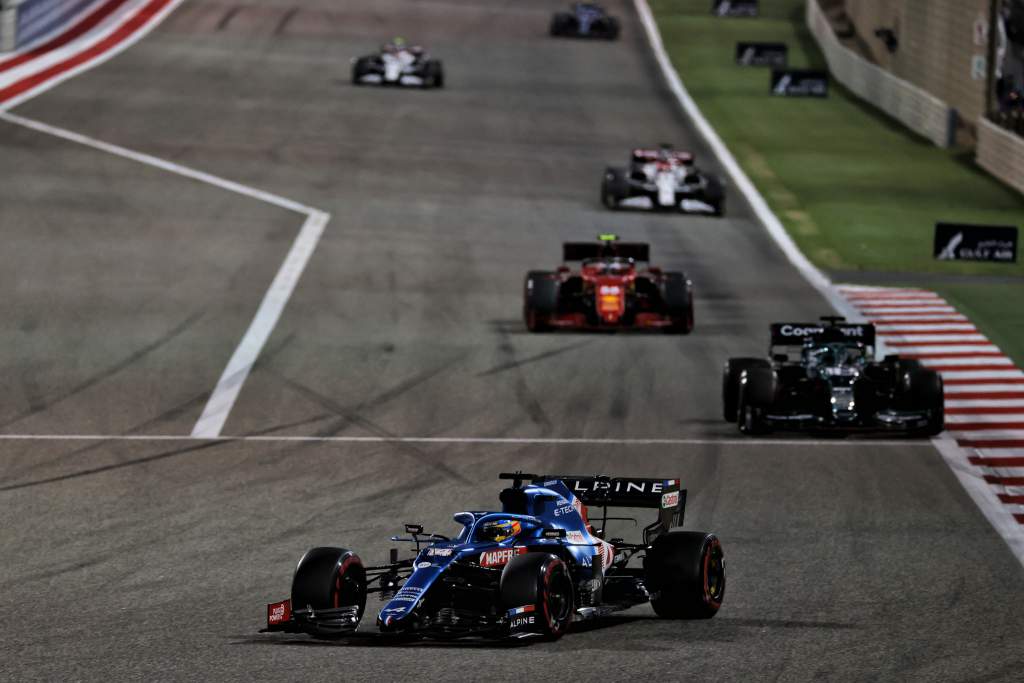 Fernando Alonso Alpine F1 Bahrain GP