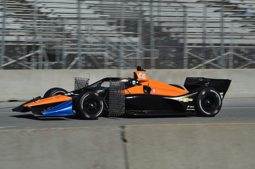 Juan Pablo Montoya Arrow Mclaren Sp Indycar Test Laguna Seca