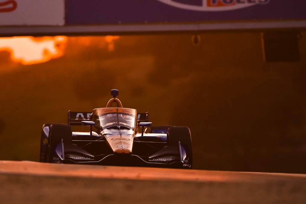 Patricio O'ward Arrow Mclaren Sp Indycar Test Laguna Seca