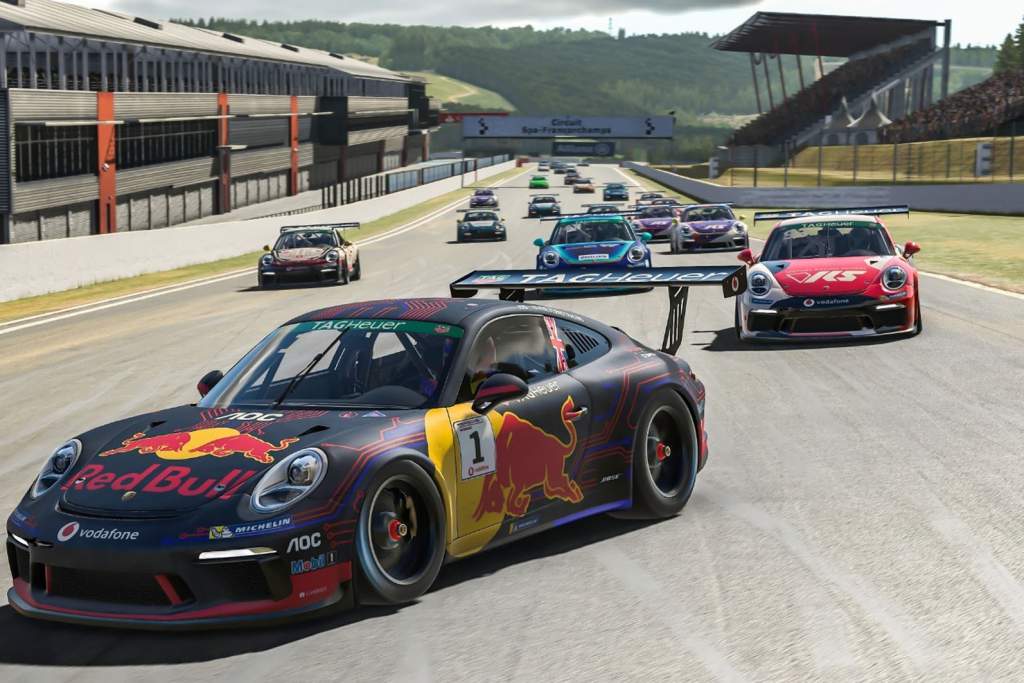 Porsche Esports R7 Job Leads Collins