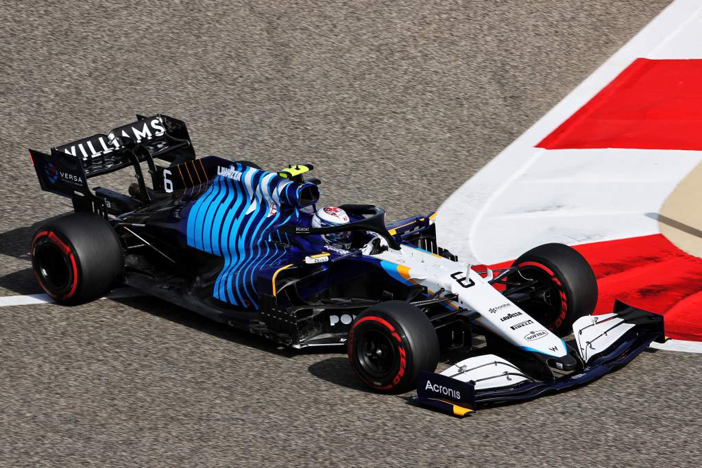 Nicholas Latifi Williams F1 Bahrain GP